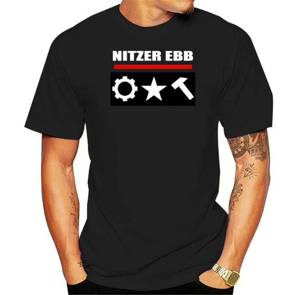 Nitzer Ebb T Shirt nitzer ebb Industrial Punk Rock Total Age Violent Playground Join Chant Black L Black