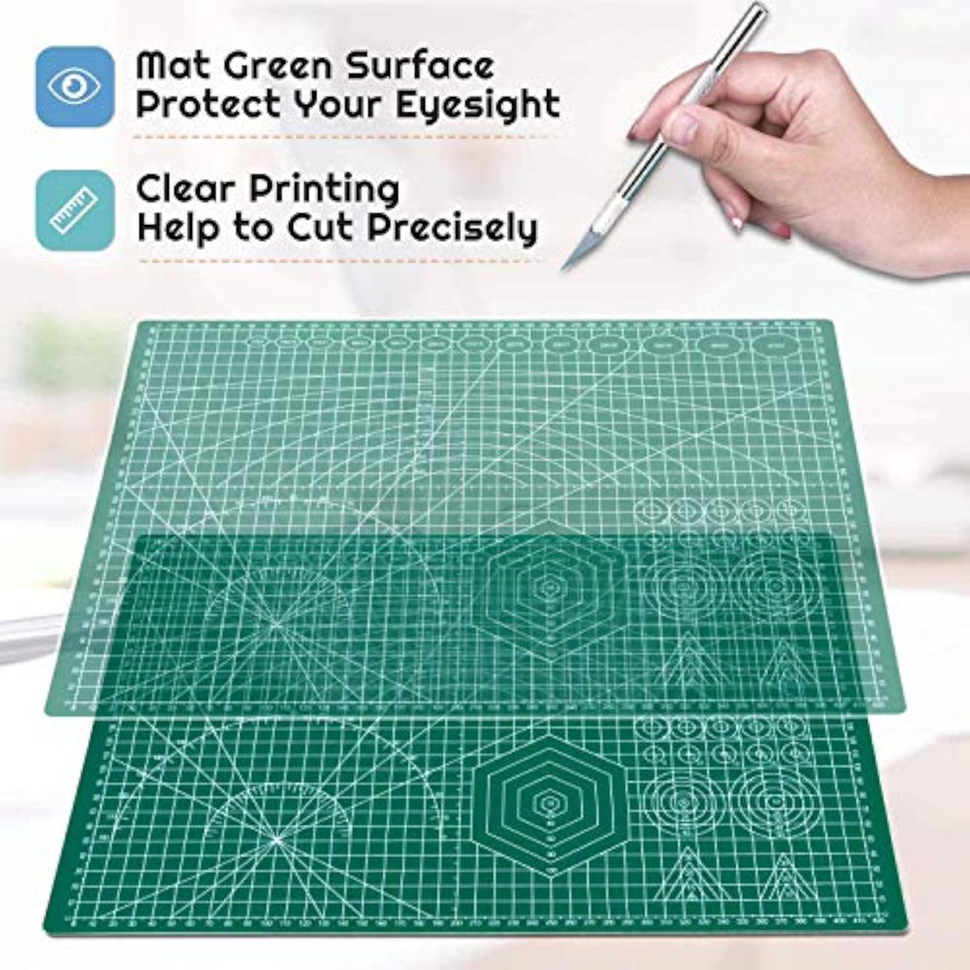 Rubber Professional Cutting Mat A3 Self-Healing