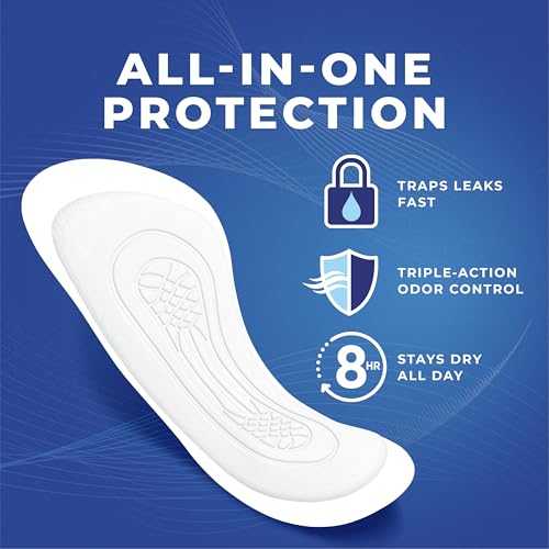 Image of Stayfree Ultra Thin Regular Pads For Women, Wingless, Reliable Protection and Absorbency of Feminine Moisture, Leaks and Periods, 44 count - Pack of 4