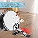 Bass Drum Pedal, Kick Drum Pedals Beater Head Bass Pedal for Drum Set