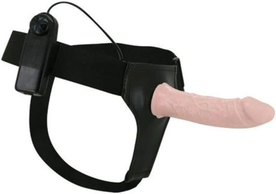 Vibrating Hollow Male Strap-on Extension Extender for Couples