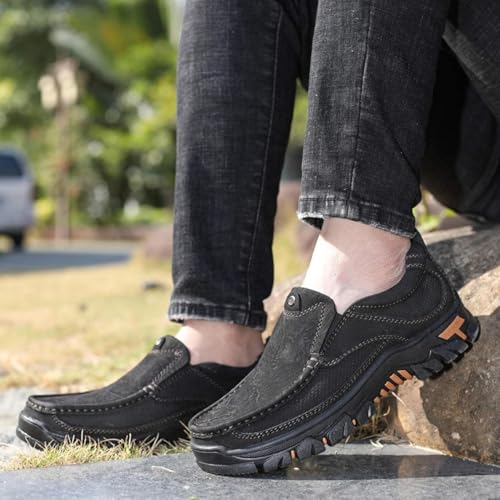 Men's Formal Soft Flat Lightweight Boat Shoes Suitable for Driving and Hiking4