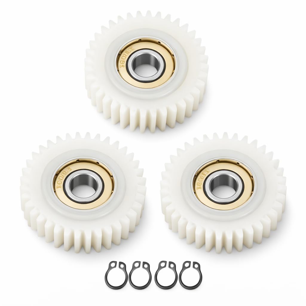 3pcs 36 Teeth 38mm Nylon Electronic Motor Gear Professional Accessory for Electrical Motor Clutch