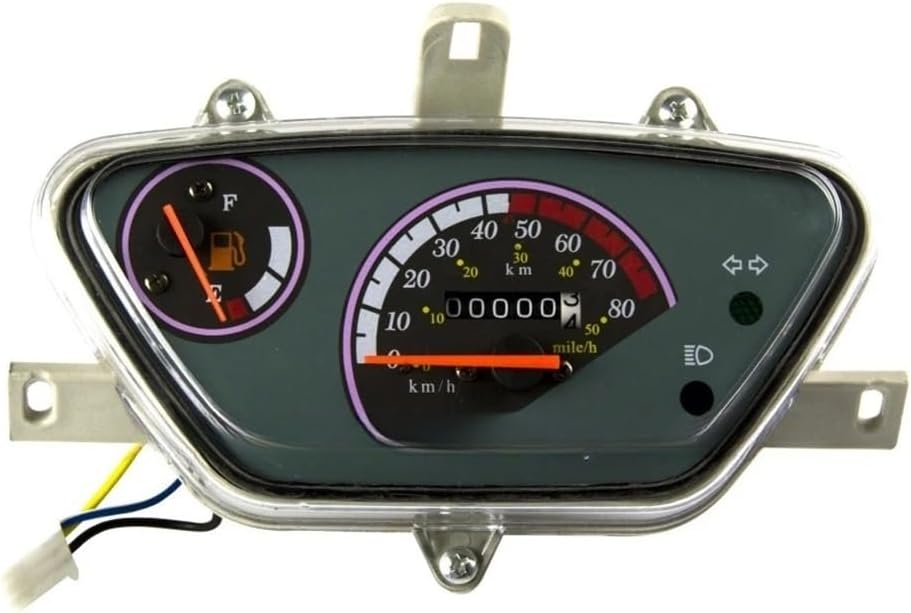 Motorcycle Odometer Gauge Universal Motorcycle Instrument Odometer Mechanical Oil Meter Motorcycle YB-GY50-LD