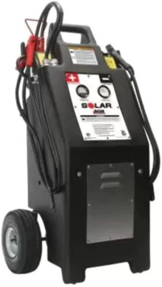 Clore Automotive HT1224AGM 12/24 Volt Commercial Charger/Starter with AGM Batteries, 1 Pack