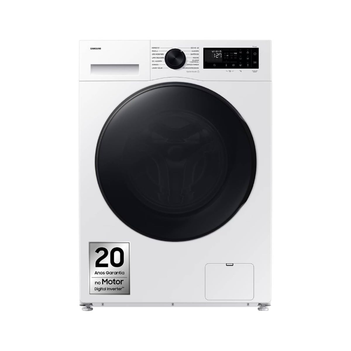SAMSUNG Lavadora y Secadora de Ropa 11Kg/6Kg 1400RPM Blanca WD11DG5B15BEEP