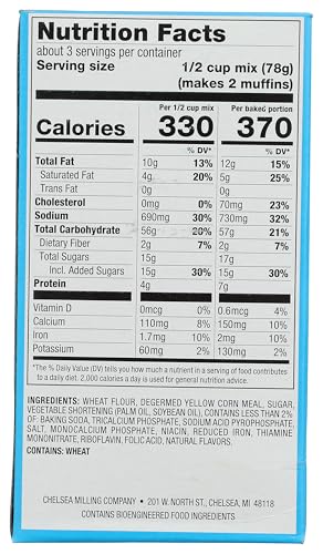 image for Jiffy pop Jiffy Corn Muffin Mix, 8.5oz, 8.5 Ounce (Pack of 3)