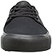 DC Womens Trase TX Skate Shoe, Black/Black/Black, 9 D D US