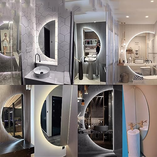 Miroir de salle de bain LED anti-buée intelligent avec éclairage tactile réglable - 4