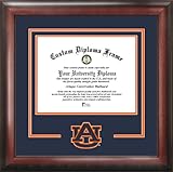 Campus Images NCAA Auburn Tigers Spirit Diploma Frame 13 x 17 Inches Mahogany, Brown
