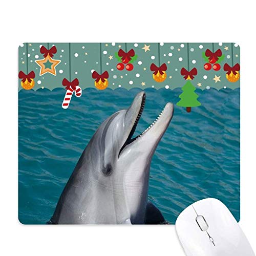 Tapis de souris dauphin ocean grand format en caoutchouc pour bureau