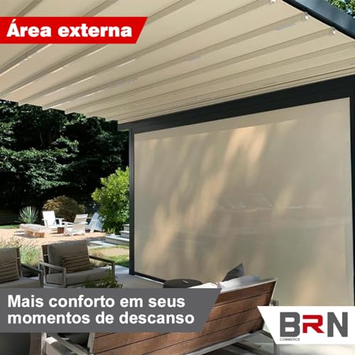 Tela Toldo De Sombreamento Sombralux 3x2m + Kit De Instalação