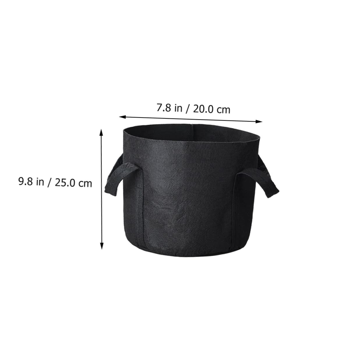 VANZACK 9 Piezas Bolsa de Fieltro para Plantar Bolsa en Crecimiento Bolsa de Cultivo de Fresas maceteros Verduras Bolsa de guardería Bolsa de Almacenamiento de Plantas Vegetal