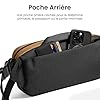 tomtoc X-Pac Sling Bag 5.5L - Sac à Bandoulière Urbain Étanche pour Homme, Compatible avec Switch 2 (2025), iPad Mini, Steam Deck, DJI Osmo Pocket 3/Action 4, Sacoche bandoulière de Voyage (Marron) #3