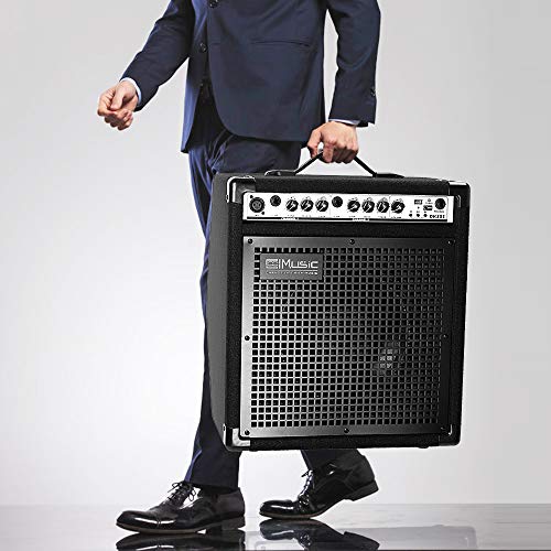 Coolmusic Dk35S 50W Bluetooth Electric Drum Amplifier Keyboard Speaker With Usb Input Record Function, Drum/Keyboard/Mic 3 In 1 Amplifier With Reverb Effect And Di Out #TOP7