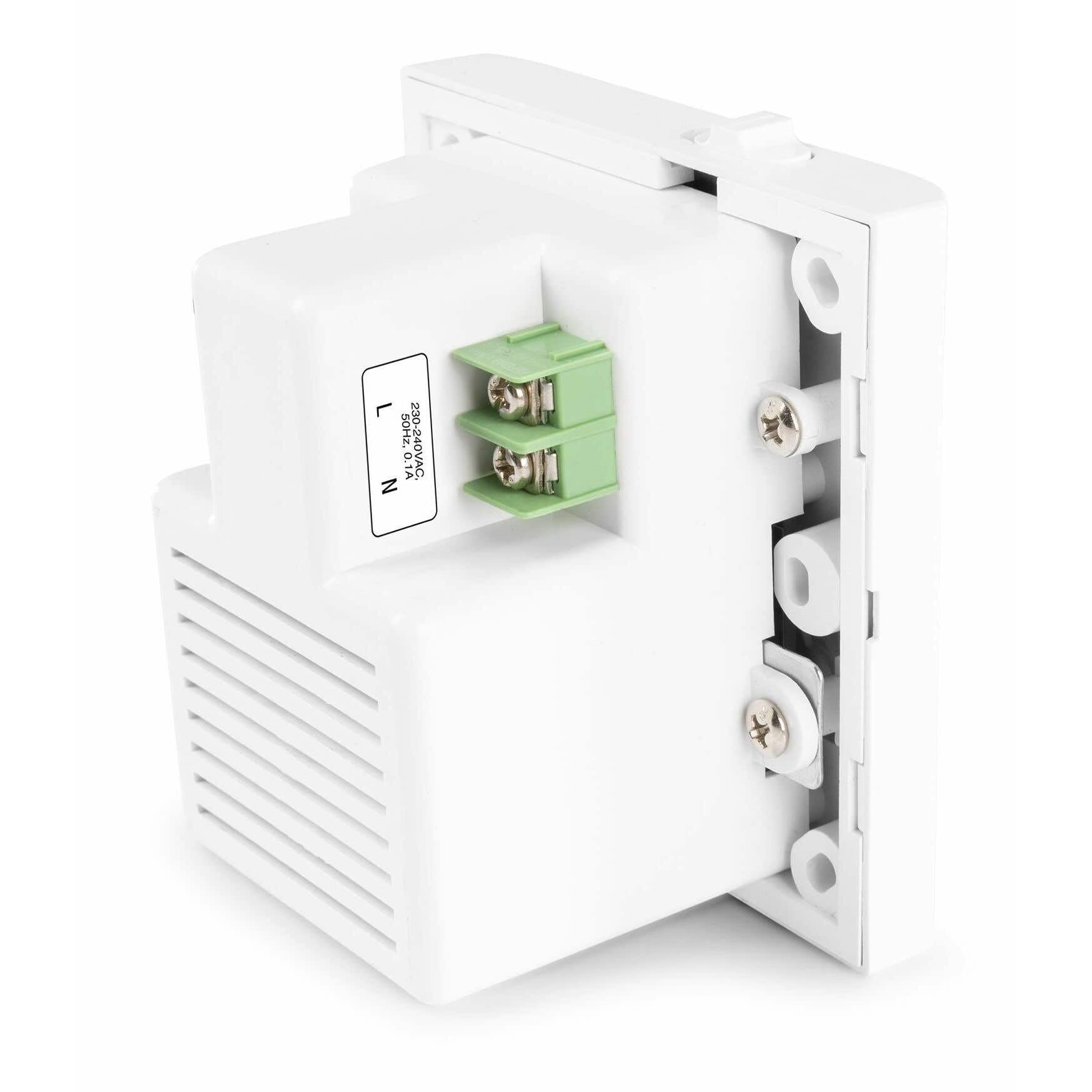 Power Dynamics BTW30 - Sistema de Audio de Pared, 2X 15 vatios, Blanco, fácil instalación, Sistema de Sonido Profesional, música Ambiental, sintonizador FM y Puerto USB, Amplificador de Clase D | Transmisión de sonido estable para música de ambiente y son