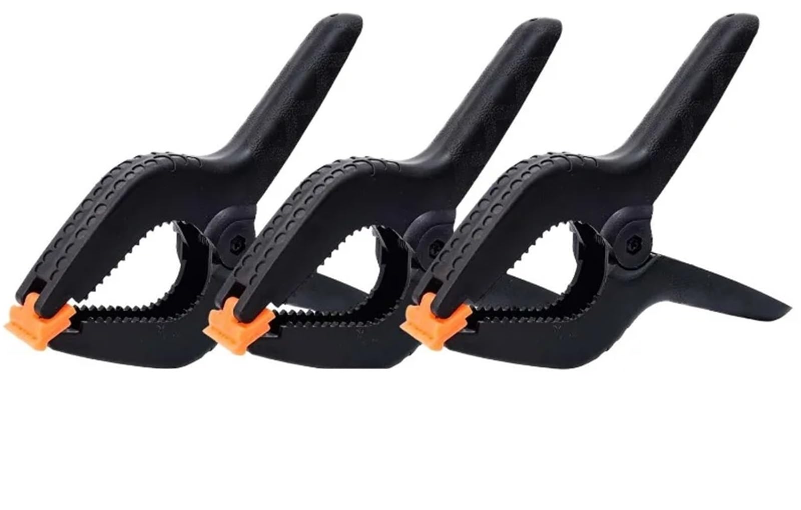Huwoyg One Color 6Pcs Plastic Nylon Woodworking Clamps For Gluing
