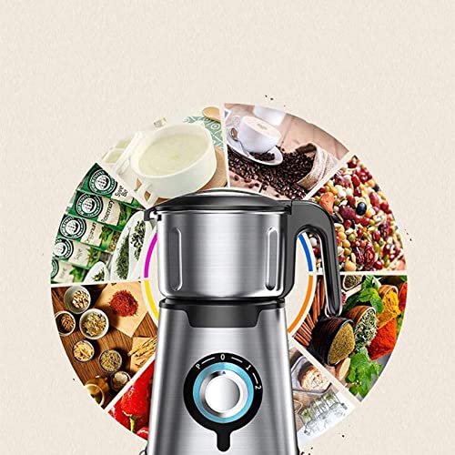 ywewsq Molinillo de café eléctrico 600 W, Molinillo de café automático con Capacidad de 1200 g Recipiente de Acero… - Imagen 4