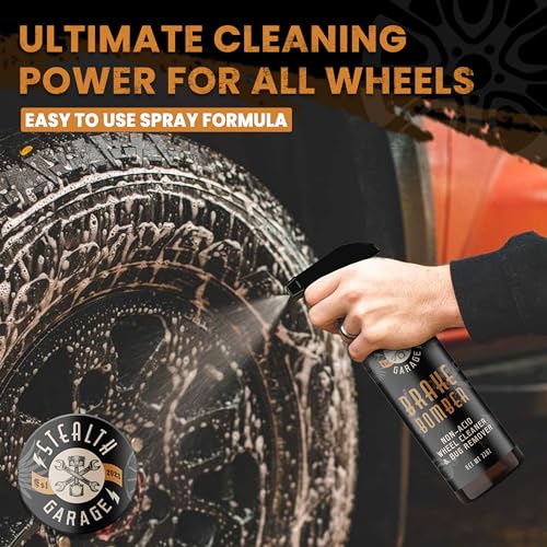 Stealth Garage SGBB1 Brake Bomber Car Wheel Cleaner Spray — Non-Acidic Brake Dust Remover Wheel Cleaner & Bug Remover thumb #2