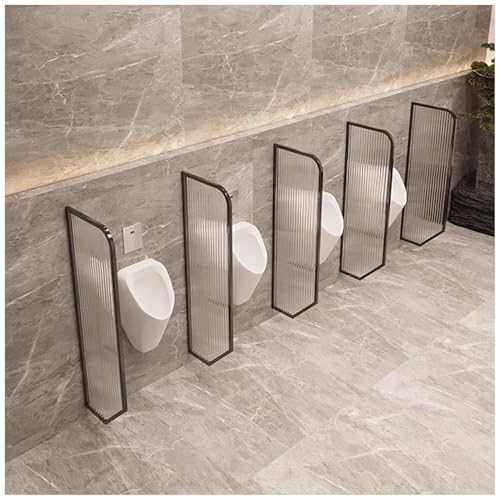Cloison de séparation en verre trempé pour open space moderne et aménagement de sanitaire collectif