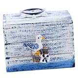 Petit organisateur de bijoux méditerranéen - la boîte de rangement méditerranéenne est décorative et utile, peut être un accessoire de photographie, petit porte-bijoux méditerranéen