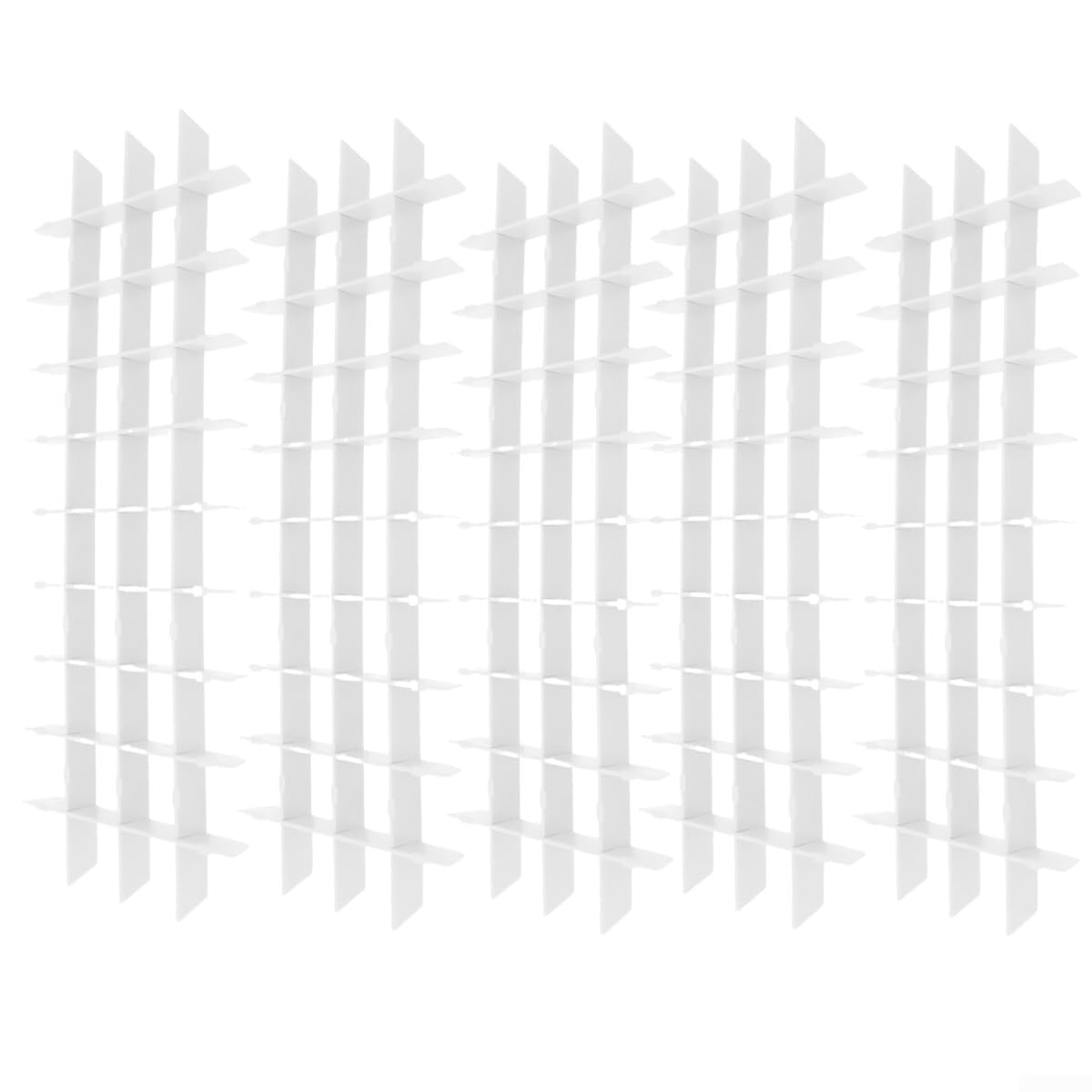 Confezione da 5 separatori per liofilizzatore per la conservazione del raccolto, divisori in polipropilene resistente (verde), ideali per un'efficiente liofilizzazione
