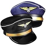 Réutilisable et fabriquée en polyester, cette casquette de pilote peut être portée longtemps en toute confiance. casquettes de pilote pour hommes, idéales pour le cosplay