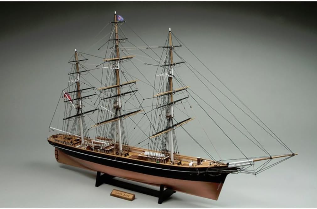 Woody Joe 1/100 Cutty Sark (No Sail) Wooden Model Building Kit (Ship)