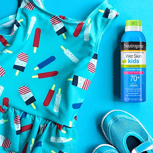 Protetor Solar Neutrogena Wet Skin Kids Spray Spf 70