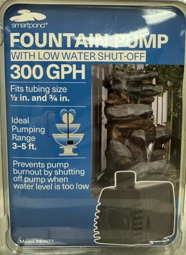 300 GPH Fountain Pump with Low Water Shut Off Feature
