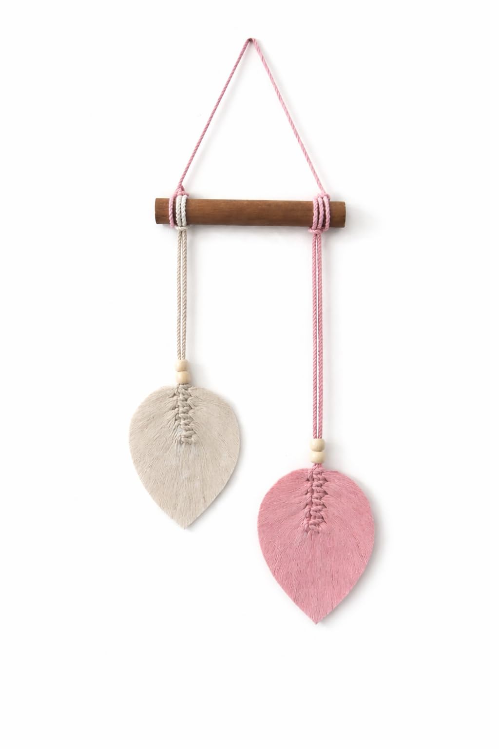 Boho Macrame Wall Hanging - Leaf Decor -19 Boho Macrame Wall Hanging - Leaf Decor -19