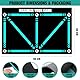 Axinyijia 90x60 CM Fussball Trainingsmatte Ballkontrolle Fußball Schritt Matte für Kinder und Erwachsene Fußballmatte Rutschfeste Fussballmatte Training