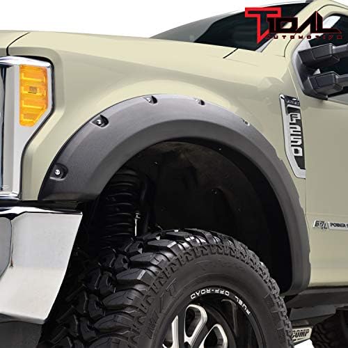 Tidal Fender Flares 4pcs Set Pocket Rivet Style for 17-21 Super Duty