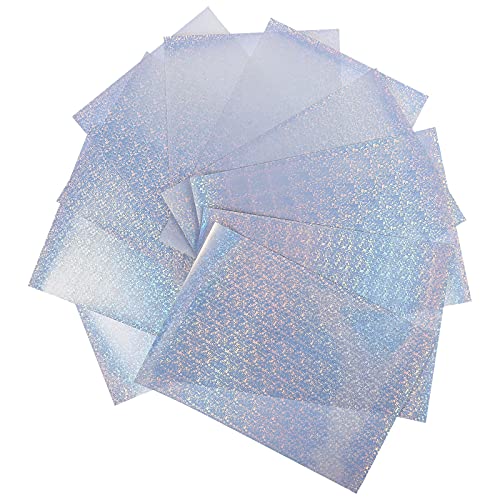 OSALADI Lot de 10 Feuilles A4 Autocollantes Imperméables en Pet pour Impression Photo Arc-en-ciel, Résistantes la Déchirure, pour Bureaux et Studios Photo