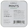 SIMPLY Mints | Peppermint Breath Mints | Pack of One (30 Pieces Total) | Breath Freshening + Aspartame-Free + Vegan + non-GMO