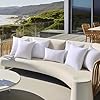 MIULEE 12x12 Pillow Insert Throw Pillow Insert, Outdoor Pillows Water-Resistant Premium Outdoor Pillow Stuffer Sham Square for Bed Couch Sofa Patio Furniture Cushion #1