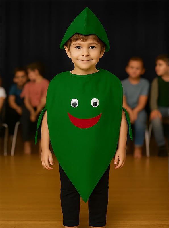 Image of FancyDressWale Fruit & Vegetable Fancy Dress Costume for Kids | Free Size 2-10 Years | School Fancy Dress, Stage Shows, Theme Parties