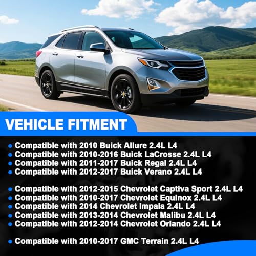 Image of Head Gasket Set w /Intake & Exhaust Valves Kit for 2010-2017 Chevy Equinox /Captiva Sport /Malibu, for GMC Terrain, for Buick Lacrosse /Regal 2.4L HS26517PT