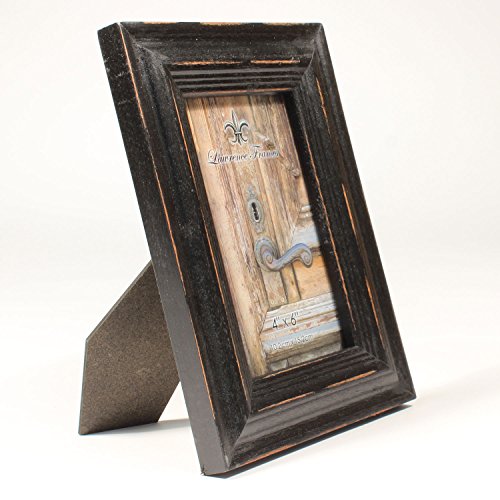 4X6 Weathered Black Wood Picture Frame #TOP1