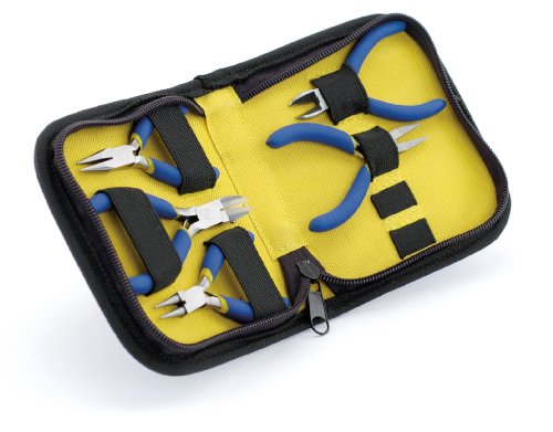 Beadalon 203K-050 5-Piece Mini Zip Pouch Tool Kit