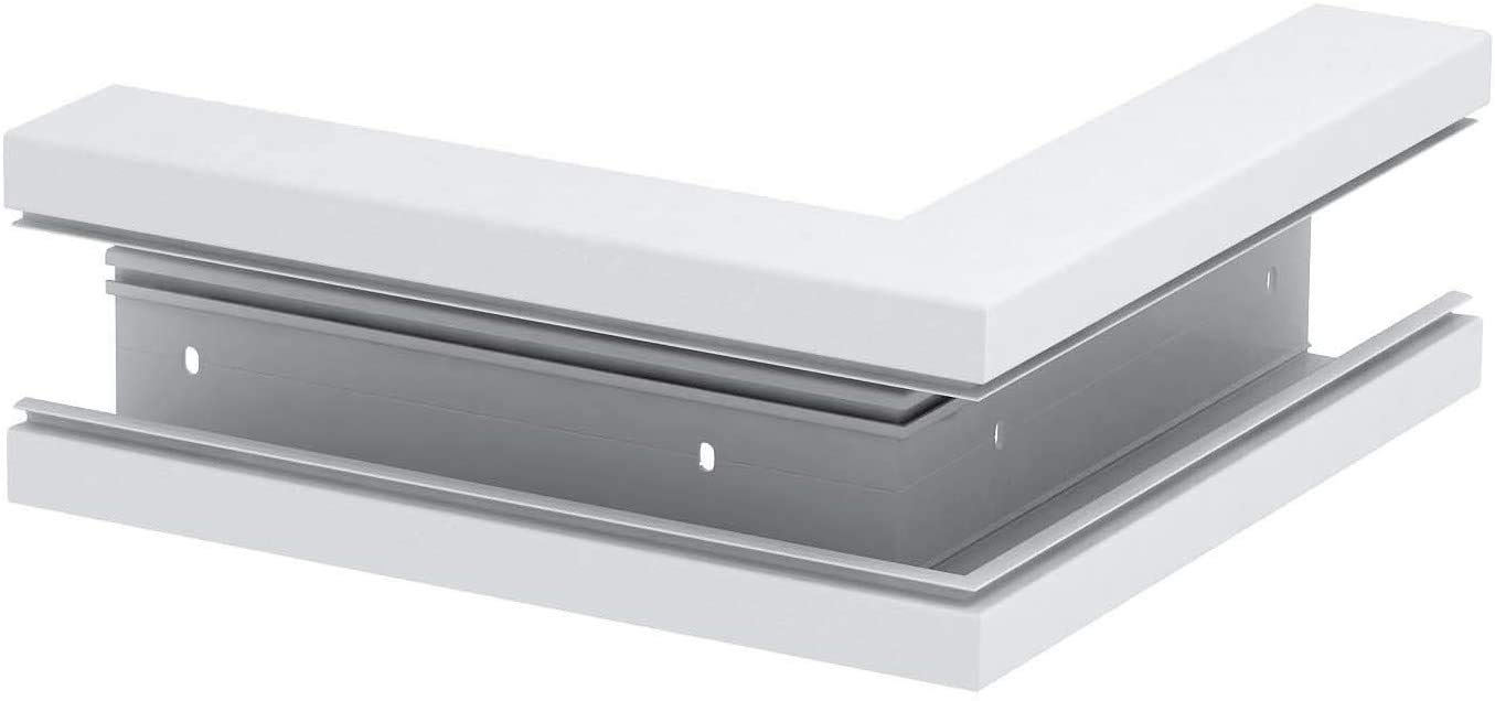 Angle extérieur moulure plastique raccord cache câble angle de mur saillant