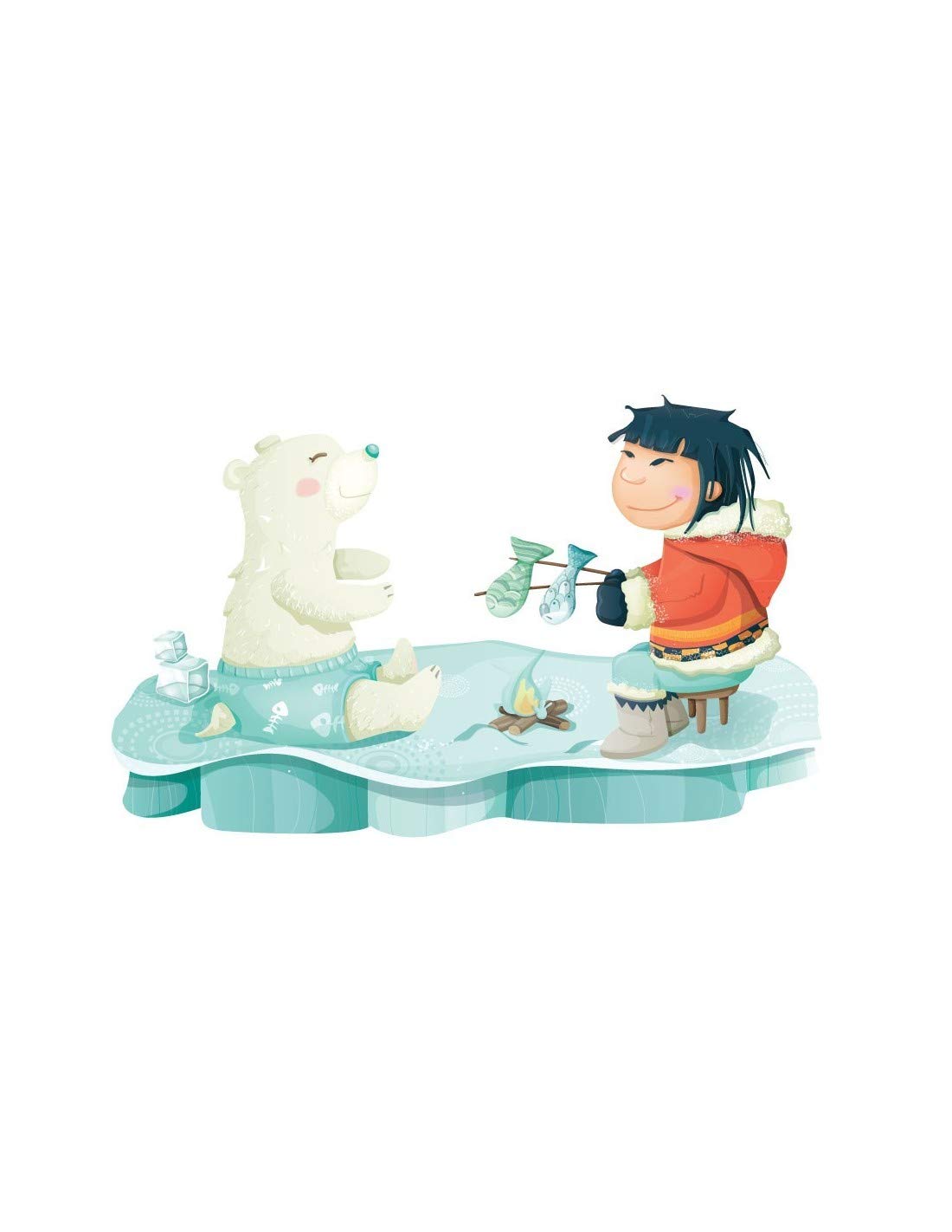 Sticker Polaire Cuisine sur la Banquise pour créer une ambiance cosy