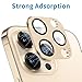 Hsefo Camera Lens Protector for iPhone 13 Pro/iPhone 13 Pro Max Metal Camera Cover Film, 9H Tempered Glass, Anti-Scratch, Case Friendly - Gold