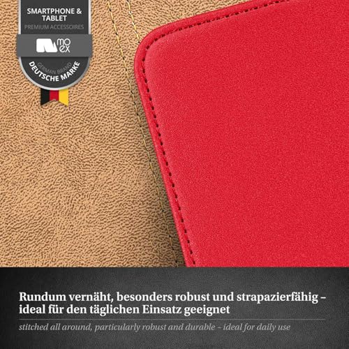Protection intégrale iPhone 16 Pro moex étui rouge anti-rayures