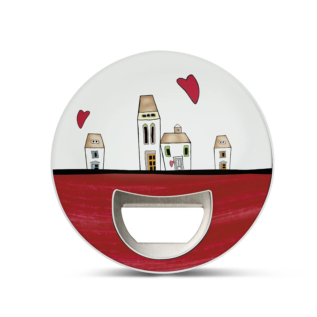Egan Bottle Opener, Red, Unique