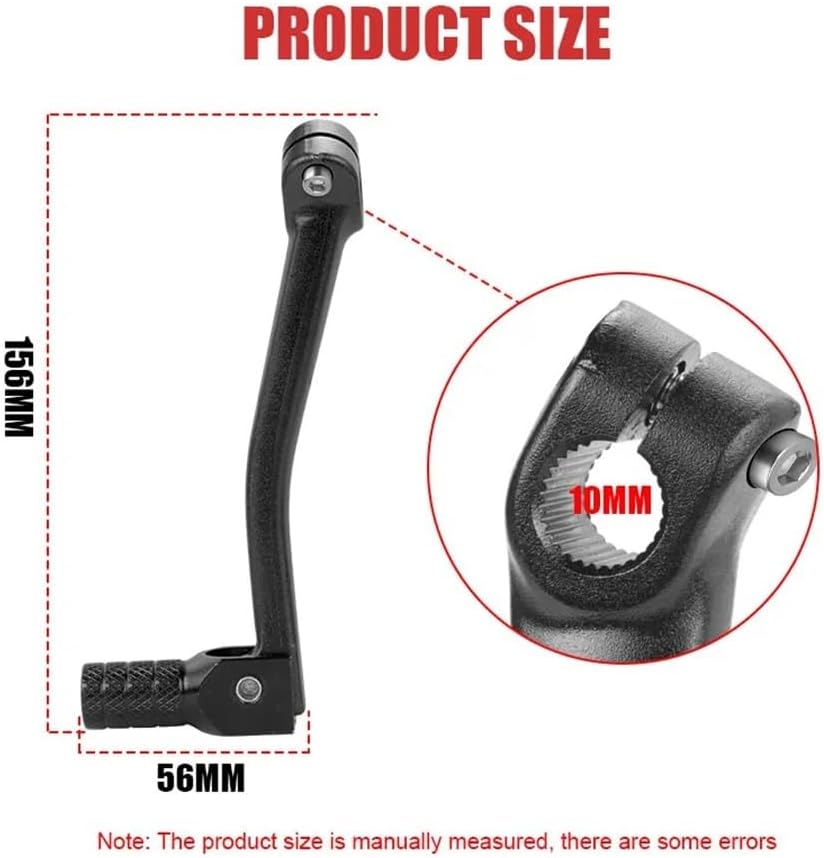Motorcycle Gear Lever 10mm 156cm Floding Motorcycle Gear Shift Lever Shifter Bar For 50cc 70cc 150cc Scooter Dirt Bike