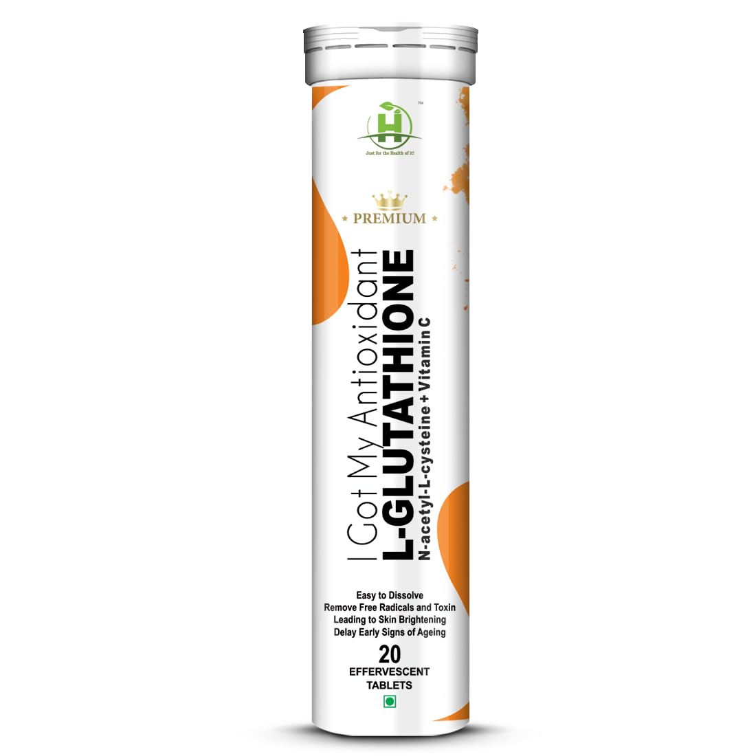 Healthy Nutrition - Just for the Health of it L-Glutathione 600Mg With Vitamin C For Glowing Skin, Antioxidants, Detoxification Pigmentation, And Tan Removal For Men & Women- 20 Effervescent Tablets (B0CVB87ZKN) Amazon Price History, Amazon Price Tracker