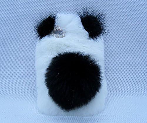Cute Fluffy iPhone Case iPhone 6 Case, i phone 7 Case Black&White Puffs Pompoms