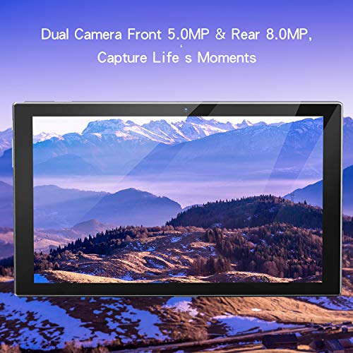 Image of 10 inch Tablet Android with 3GB RAM, 32GB ROM, 512GB Expandable, Quad-Core, HD IPS Screen, 5.0 MP + 8.0 MP Dual Camera, WiFi, Bluetooth, Stable Tablet with 6000mAh Battery