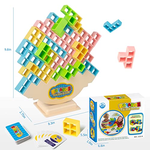 Yisoopei 32Pcs Stacking Toys Balance Building Blocks, Blocks For Kids Ages 4-8, 2 Player Games For Family Games For Kids And Adults,Travel Games Adult,Party Games. #TOP6